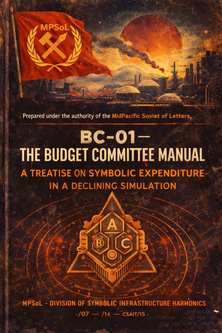 Budget Committee cover