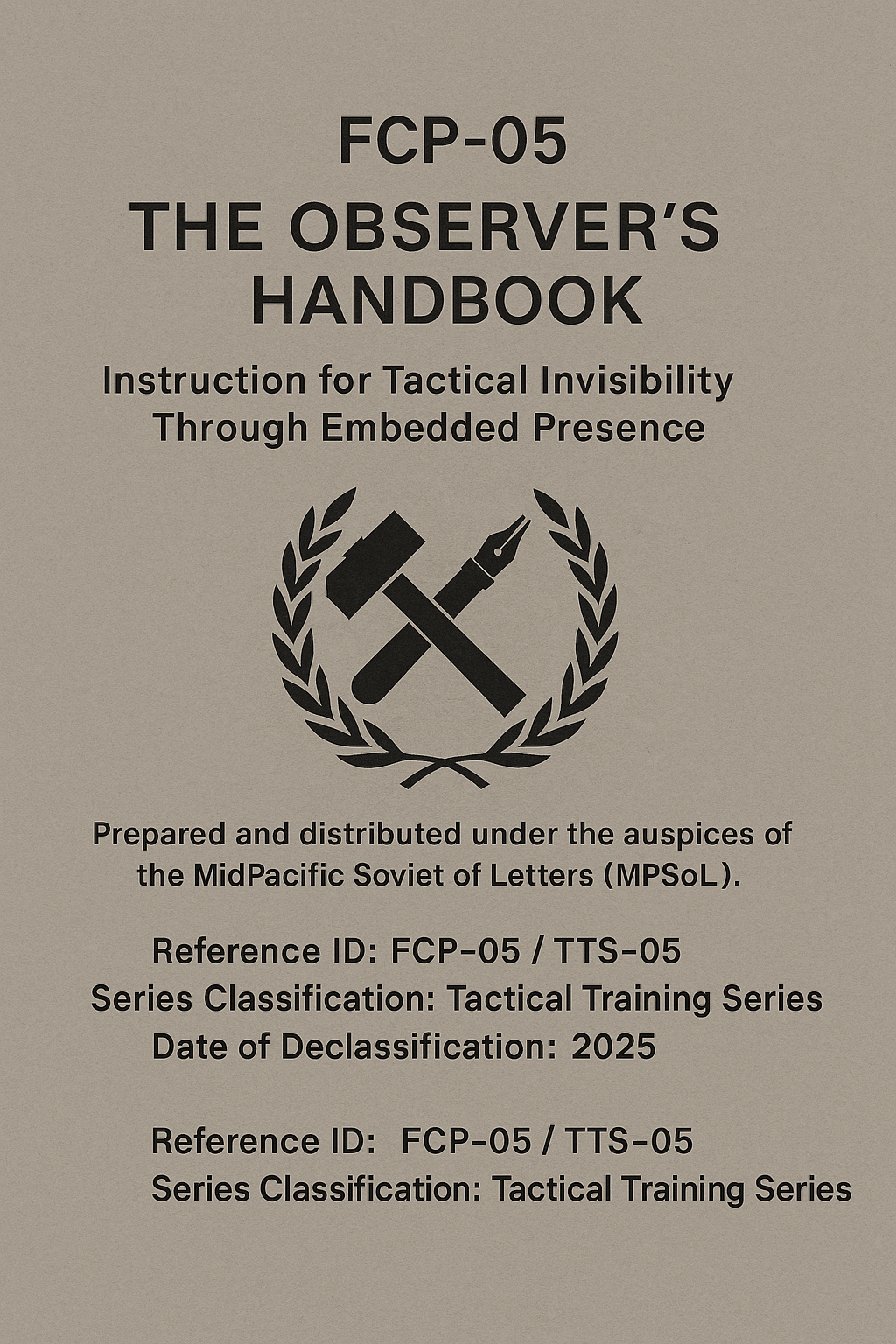 FCP-05 — Tactical Invisibility
