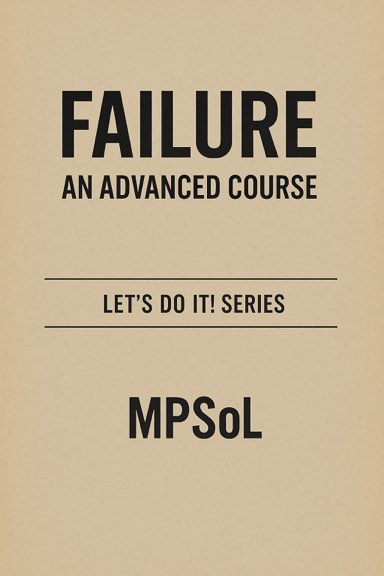 Failure: An Advanced Course cover