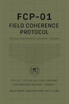 FCP-01 — Field Coherence Protocol 1 cover