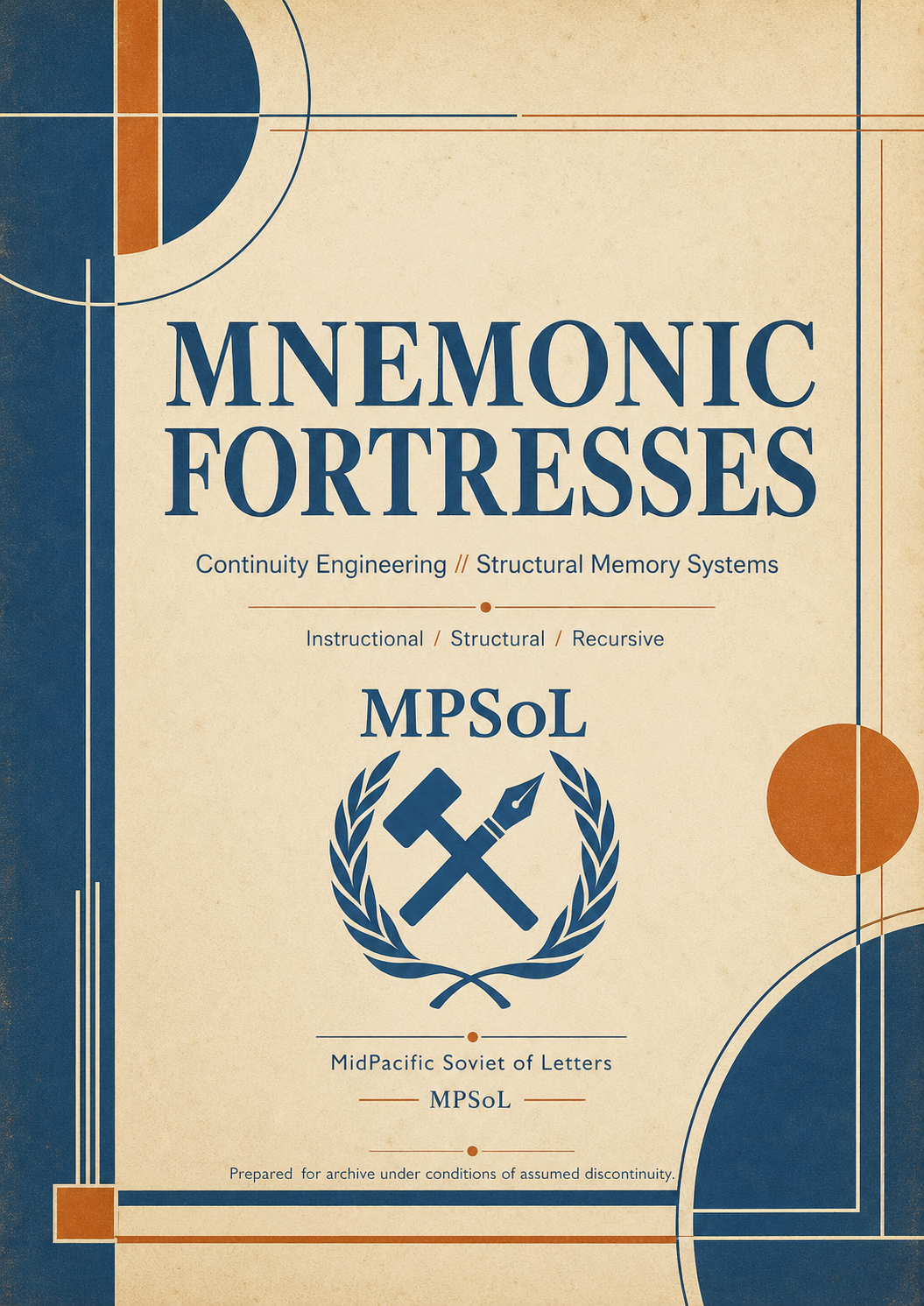 Front cover of Mnemonic Fortresses