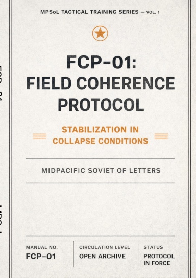 FCP-01 Field Coherence Protocol cover