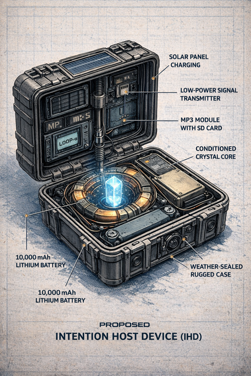 Concept rendering of the Intention Host Device.