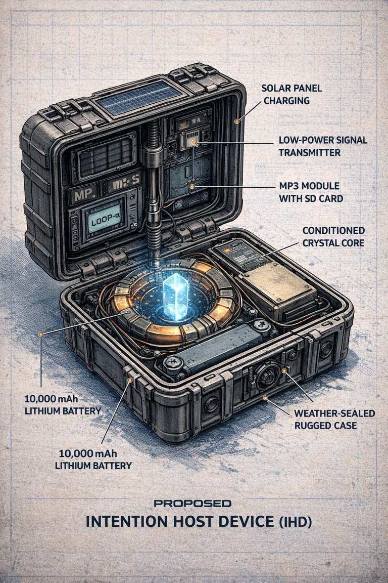 Concept rendering of the Intention Host Device.