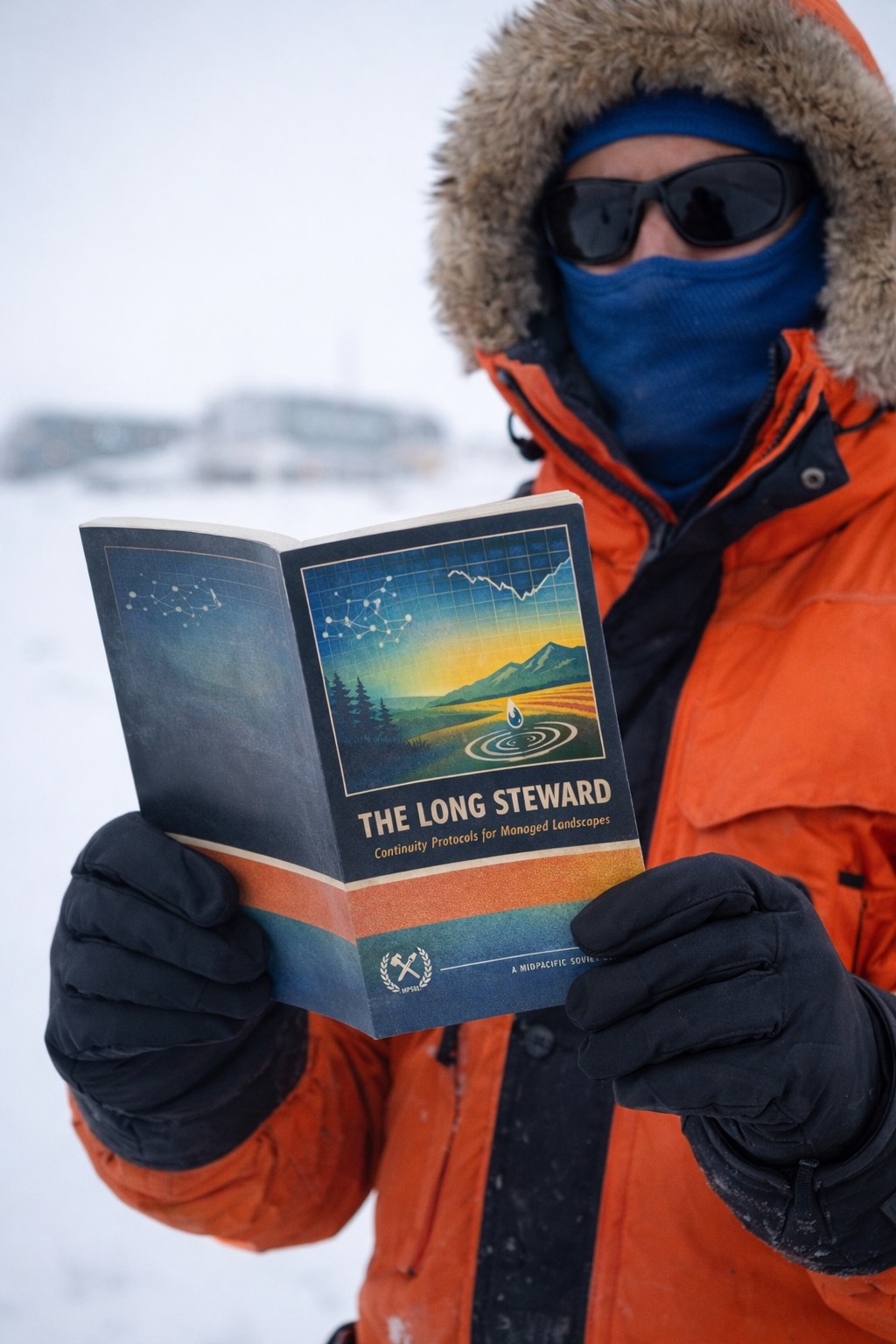 Cold-weather reader representing The McMurdo Drop Pack